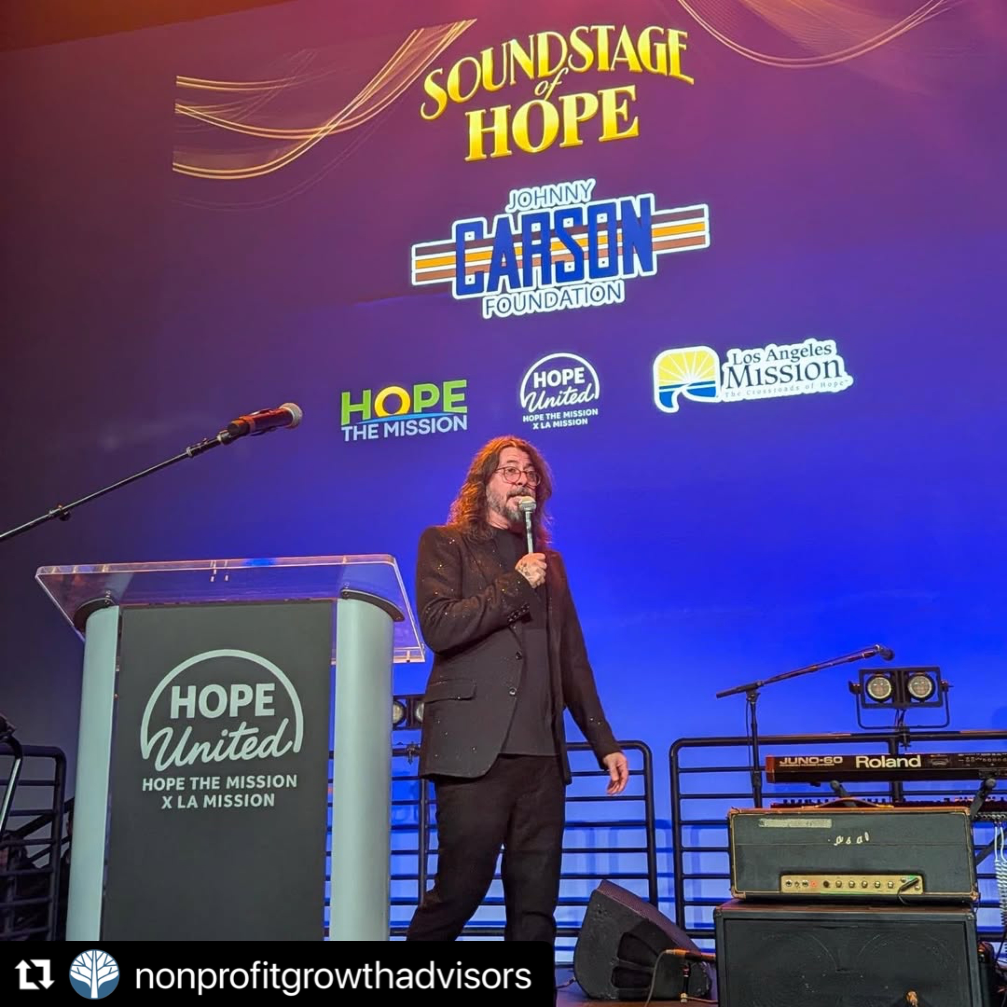 Gala image shared by @foofightersteam