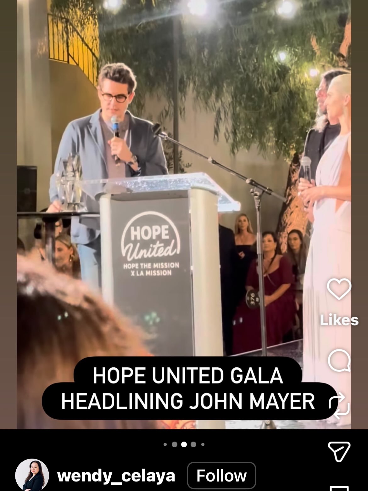 Gala photo shared by @mayermania_